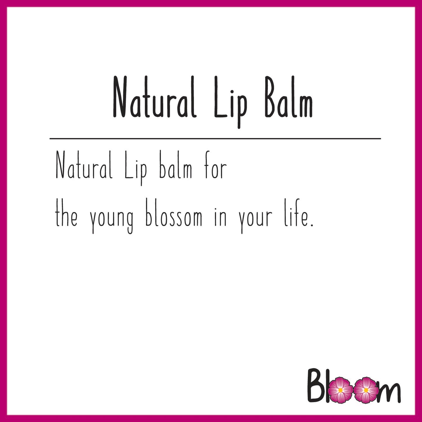 Natural Lip Balm